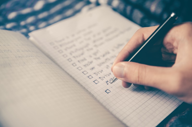 Exam day preparation checklist